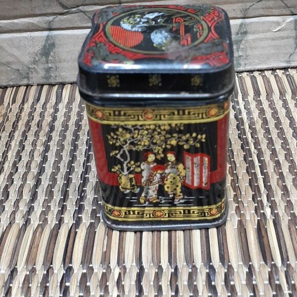 Redwing Teapot,wood holder, 4 cups, 4 coasters, tea tin, woven sushi mat. - Picture 13 of 16